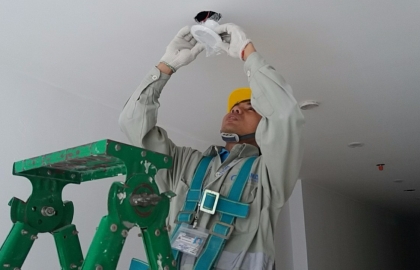 Tiến độ thi công Cơ Điện dự án The Golden Palm tuần thứ 3